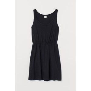 🆕 H&M Black Sleeveless Jersey Dress